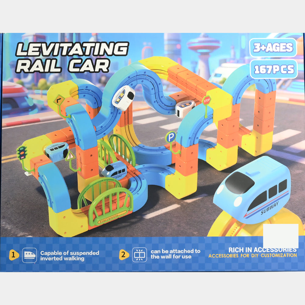 Levitating Rail Car DIY Track Set | 167PCs