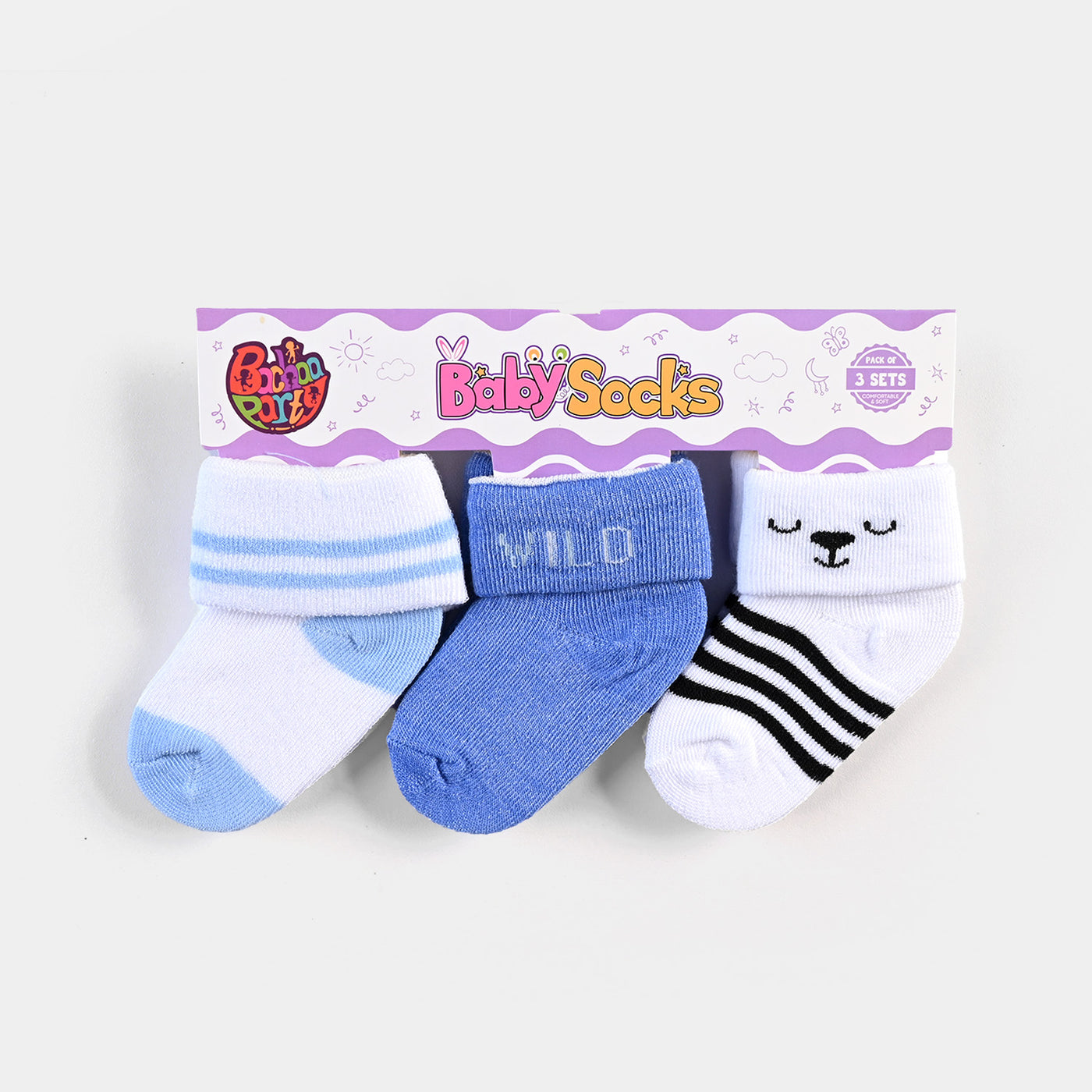 Infant Baby Socks 6-12M-3Pcs