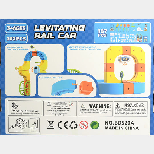 Levitating Rail Car DIY Track Set | 167PCs