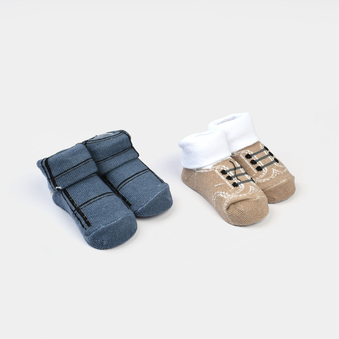 Baby Bibs & Booties Set | 5 Pcs
