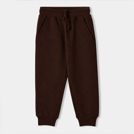 Boys Fleece 2 Piece Suit Game On-Brown