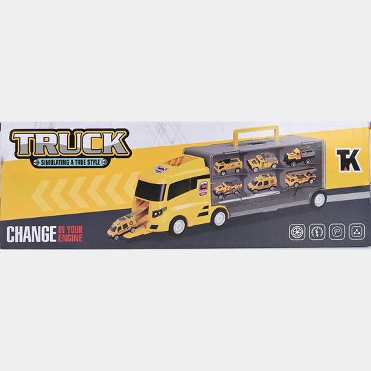 Super Transporter Truck with Mini Vehicles Set