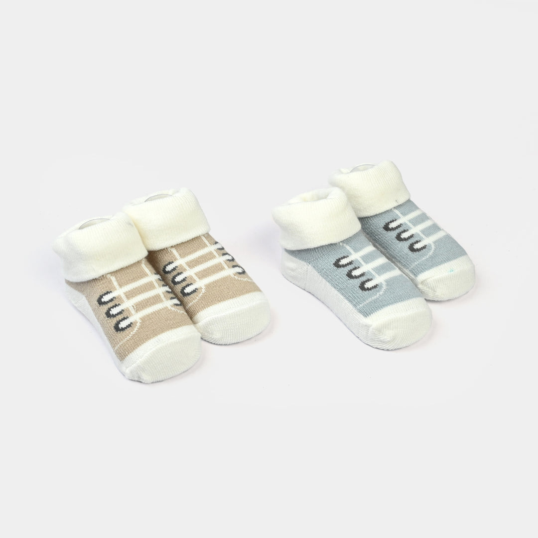 Baby Bibs & Booties Set | 5 Pcs