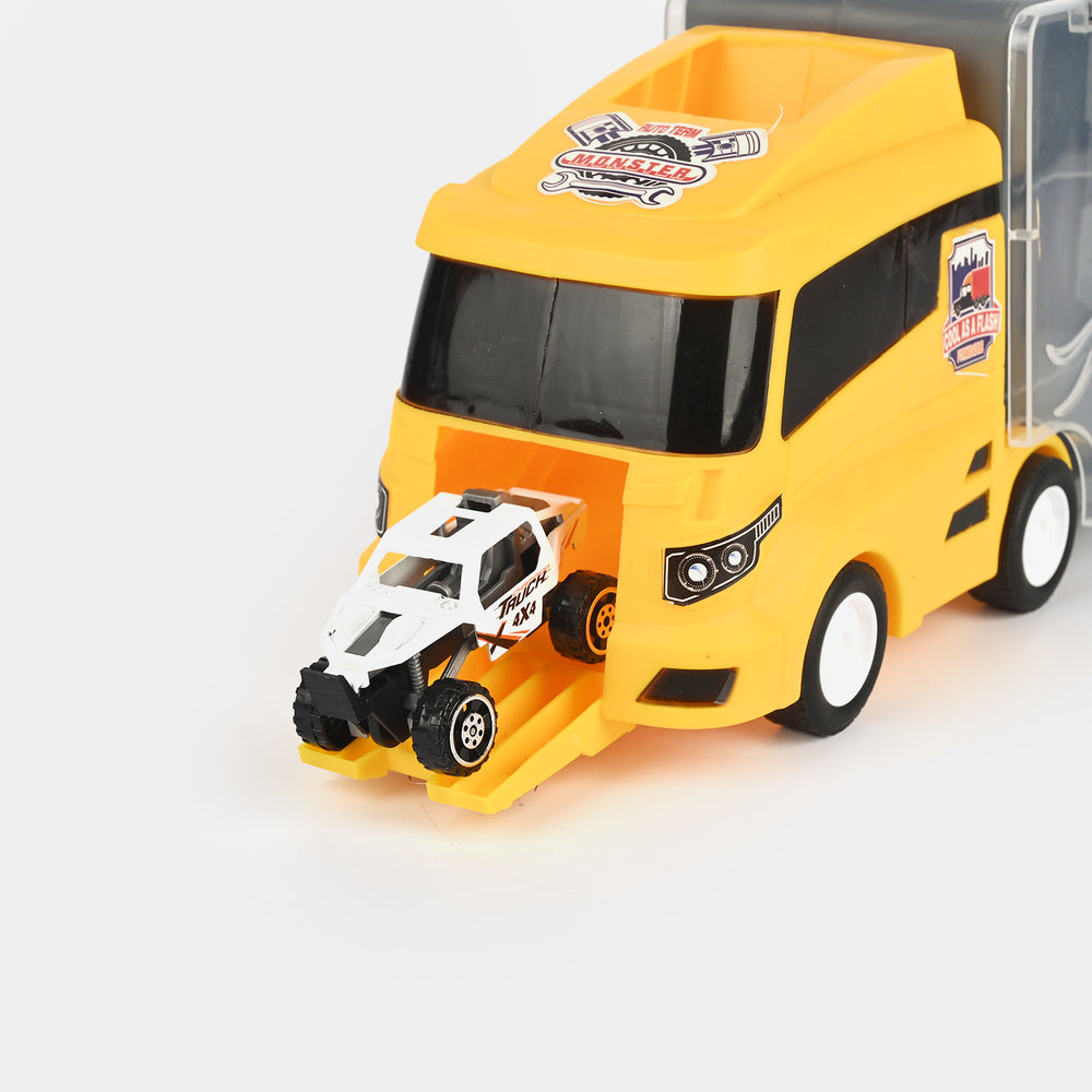 Super Transporter Truck with Mini Vehicles Set