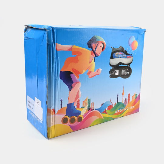 Character LED Roller Skate Shoes for Kids