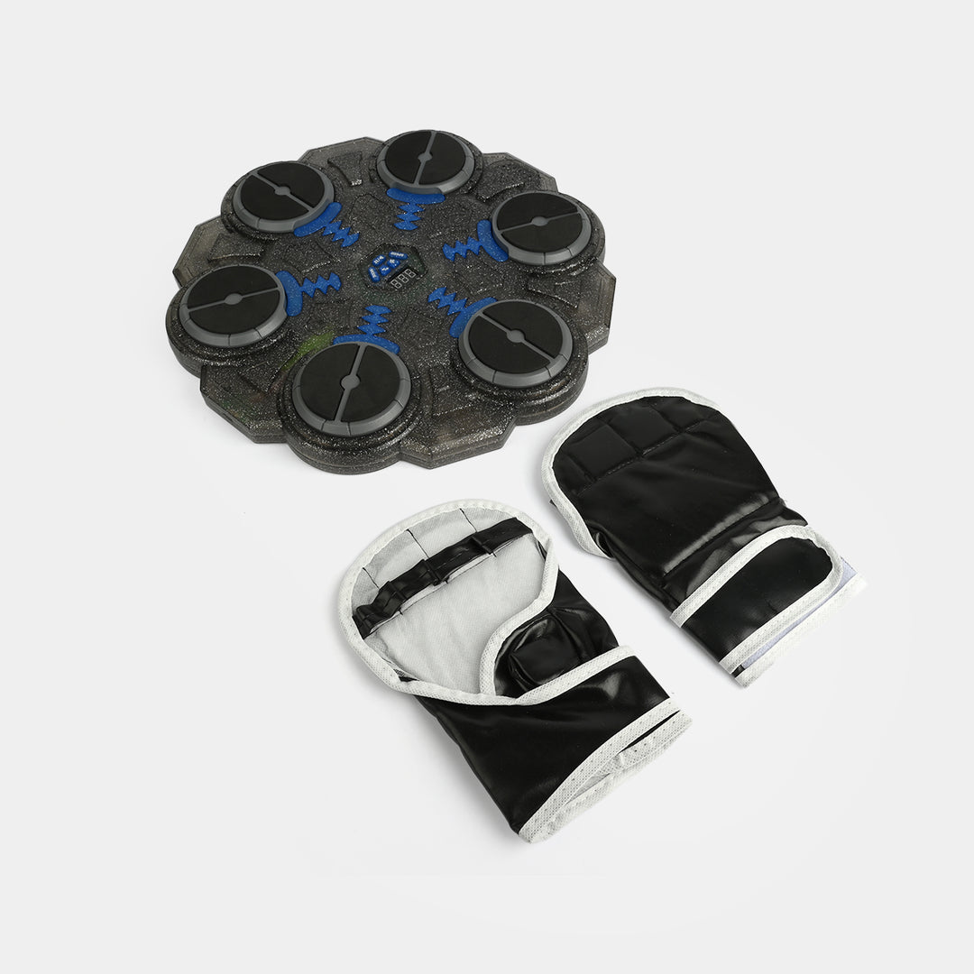6-Target Transparent Music Boxing Machine with Gloves