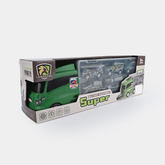 Super Transporter Truck with Mini Vehicles Set