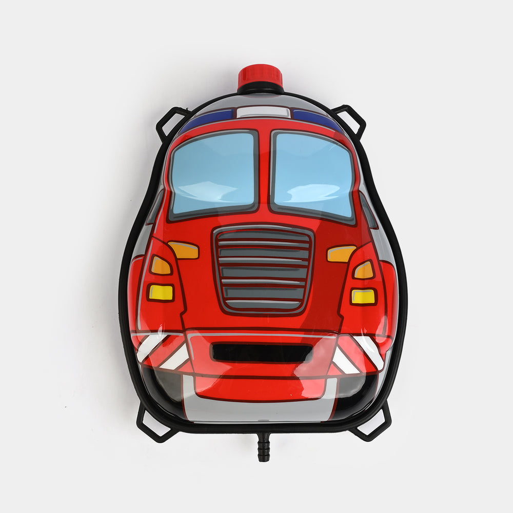 Kids Fire Truck Backpack Water Blaster Gun Toy