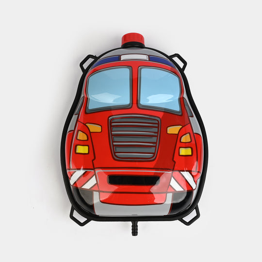 Kids Fire Truck Backpack Water Blaster Gun Toy