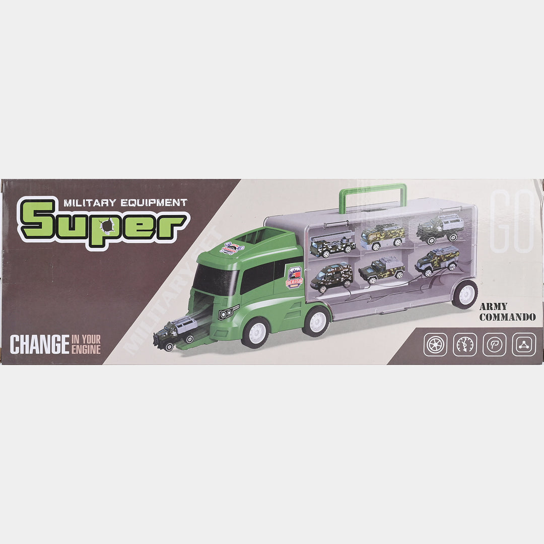 Super Transporter Truck with Mini Vehicles Set