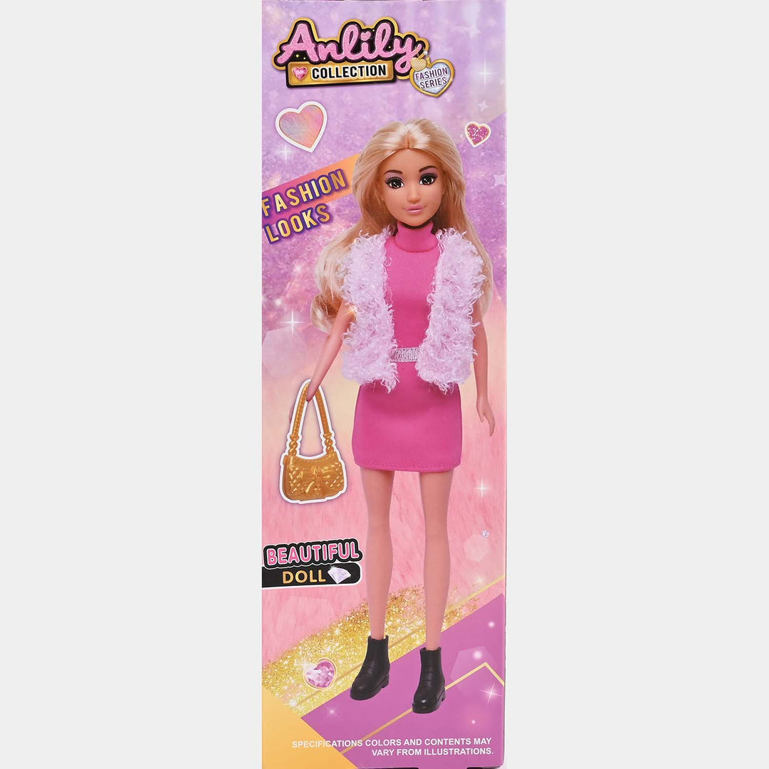 11.5" Lovely Fashion Doll with Accessories Set