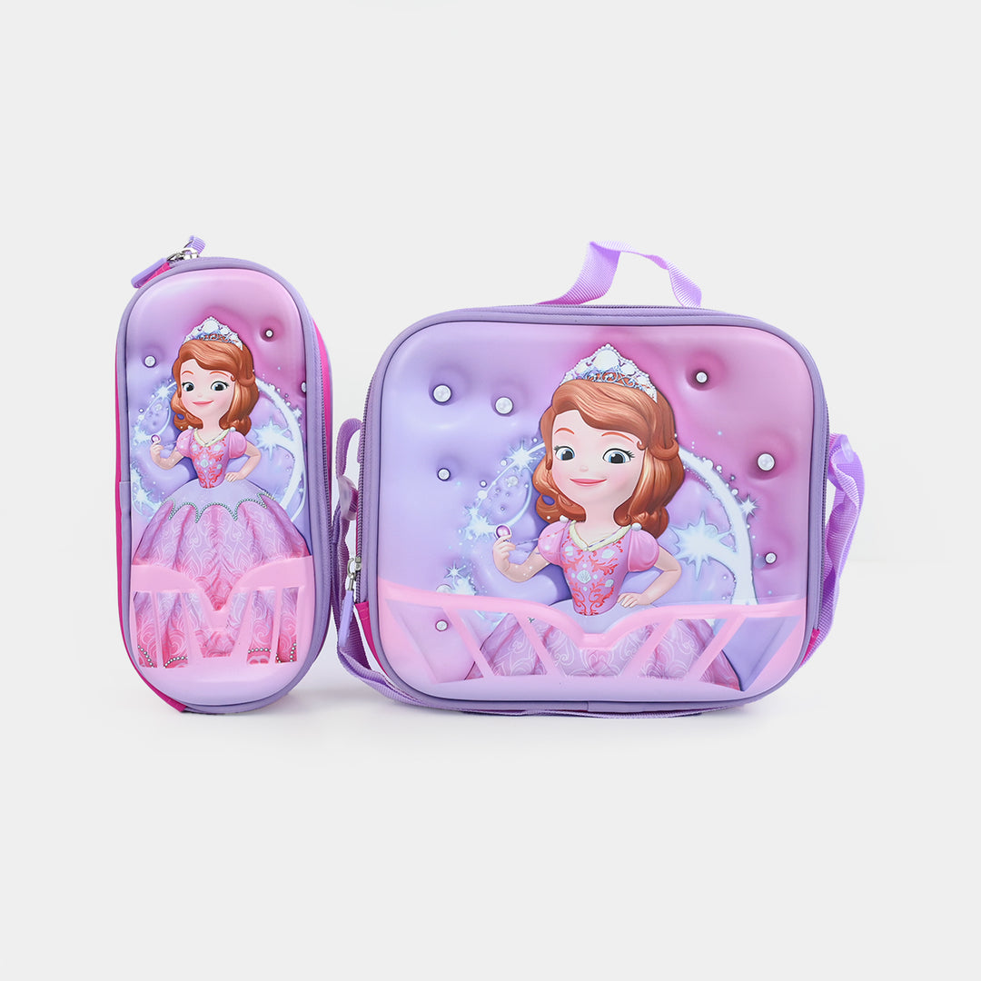 16" 3D Embossed School Bag Set | Grade 1-4