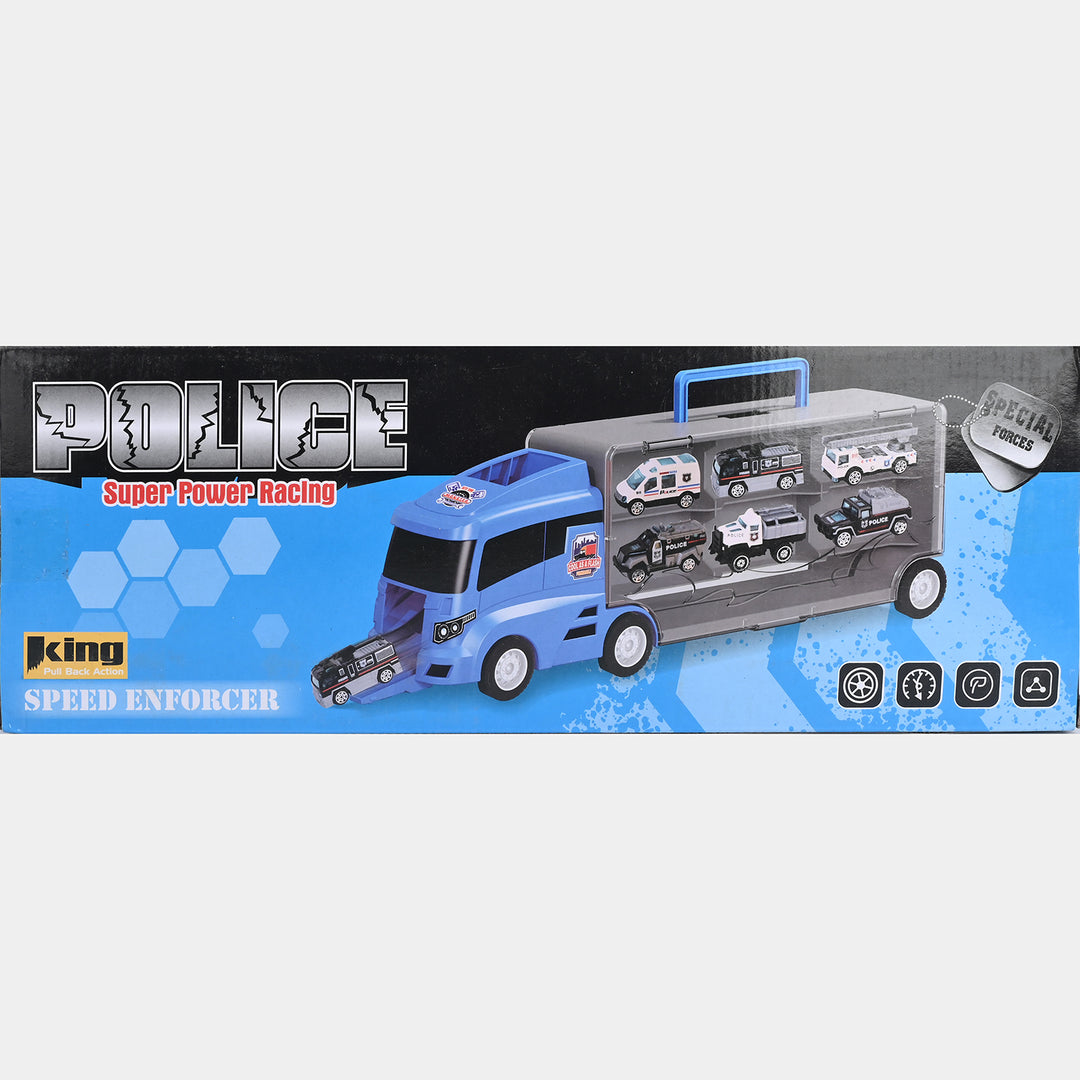 Super Transporter Truck with Mini Vehicles Set