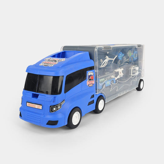 Super Transporter Truck with Mini Vehicles Set