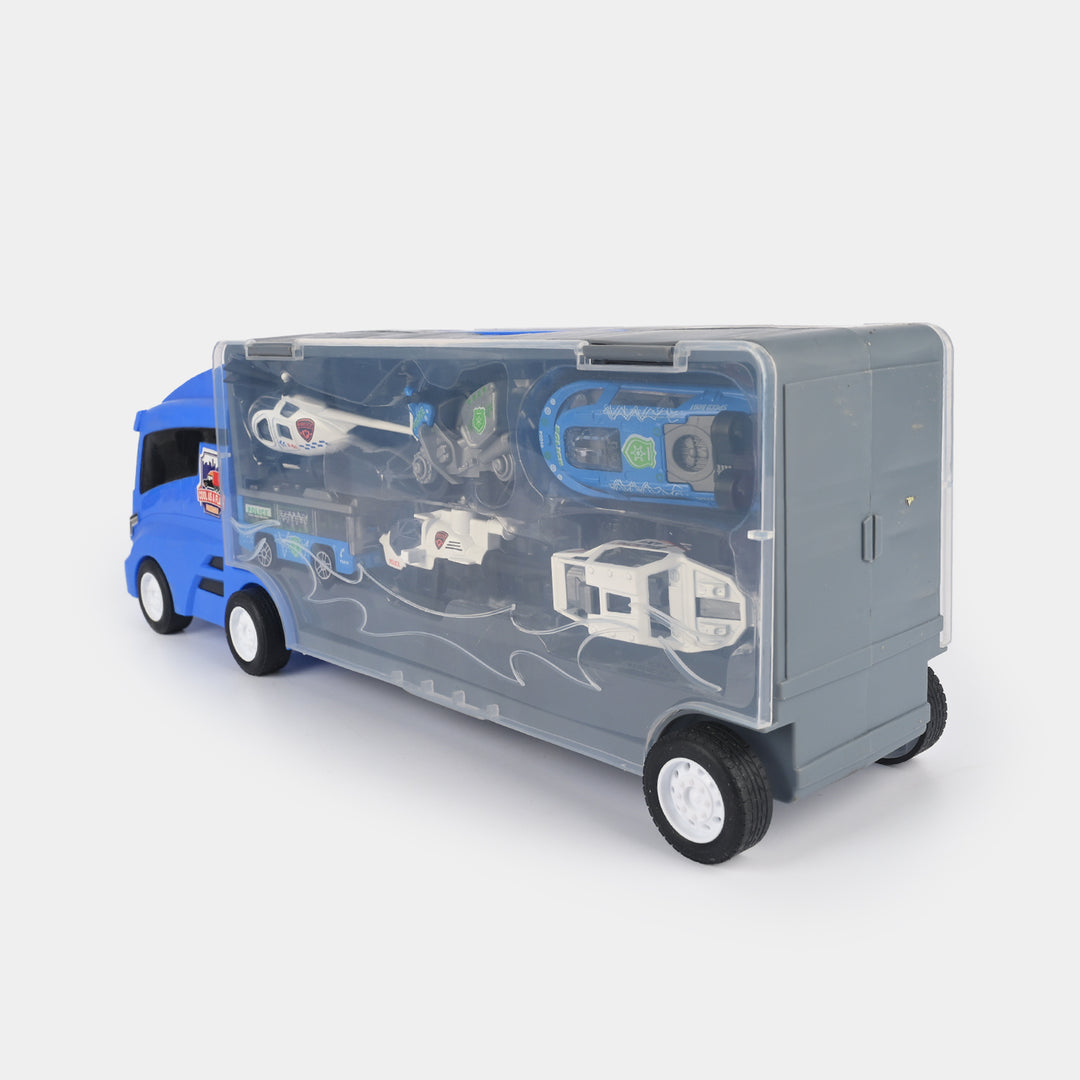 Super Transporter Truck with Mini Vehicles Set