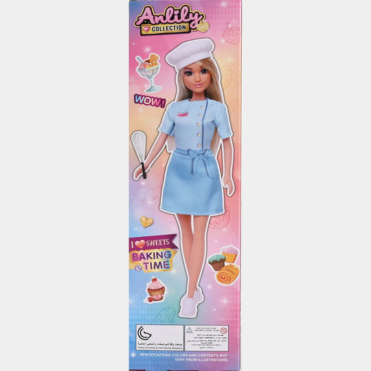 11.5" Lovely Fashion Doll with Accessories Set