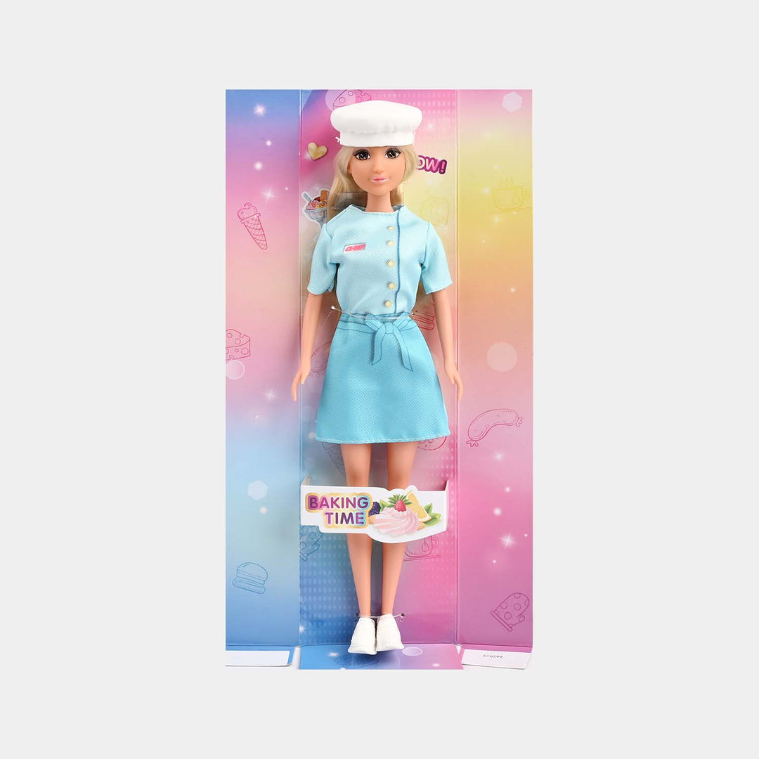 11.5" Lovely Fashion Doll with Accessories Set