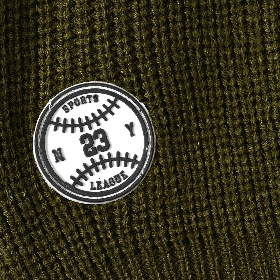 Boys Acrylic Sweater-Sports League-Green