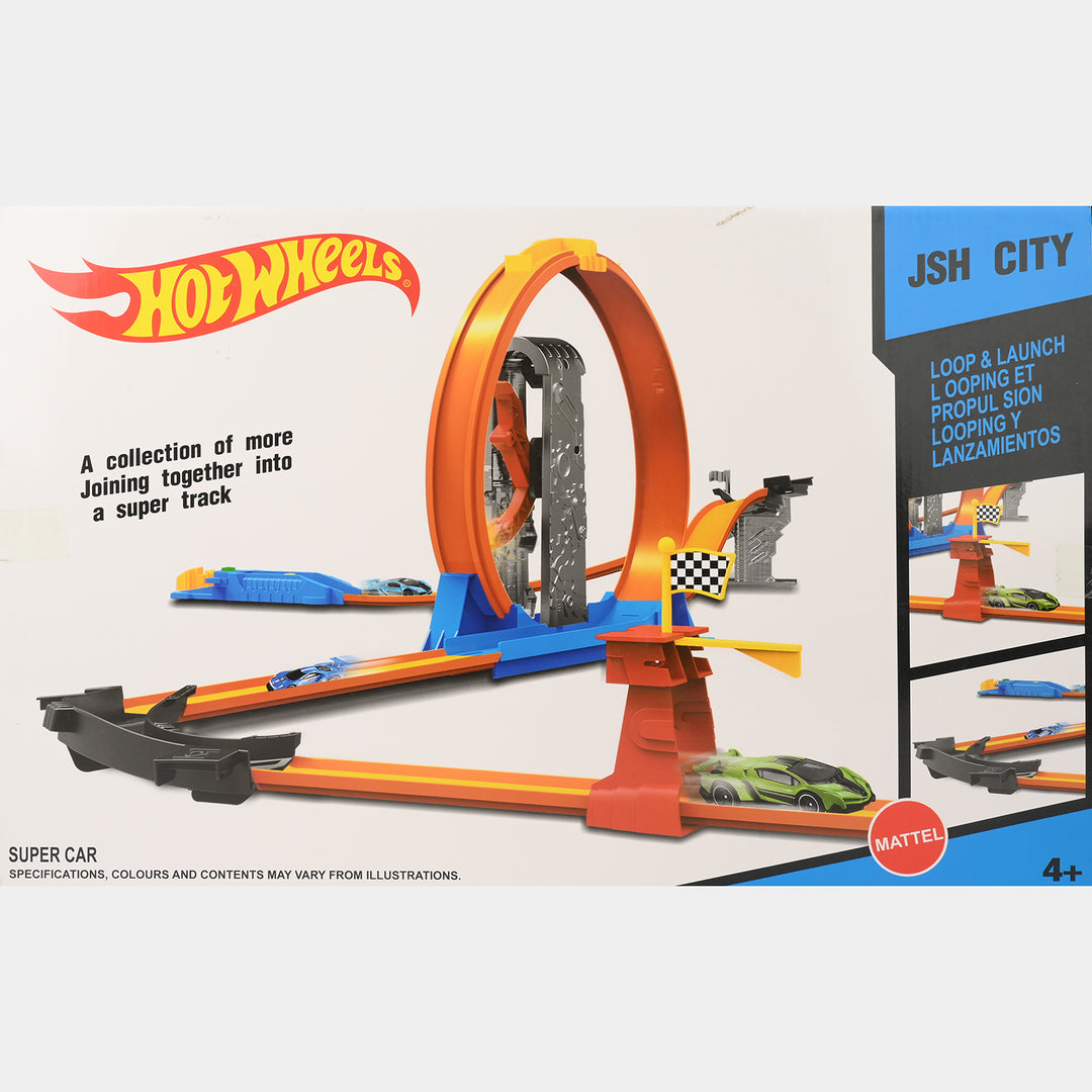 Track Racing Car Set for Kids