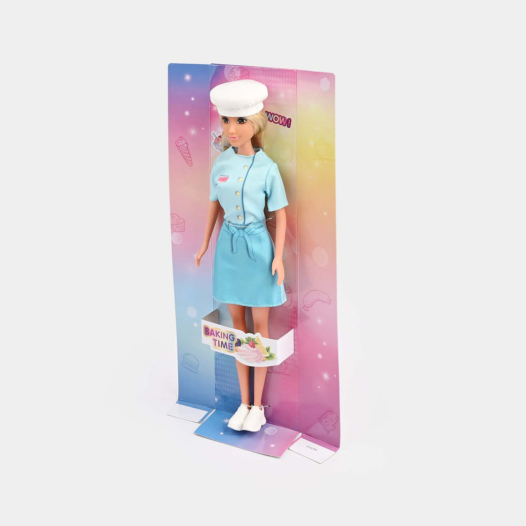 11.5" Lovely Fashion Doll with Accessories Set