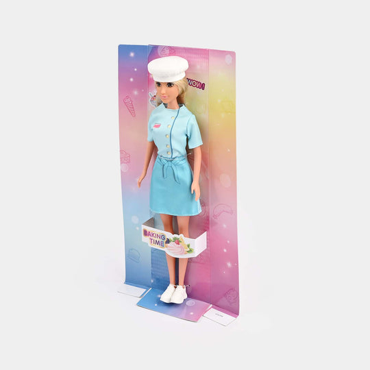 11.5" Lovely Fashion Doll with Accessories Set