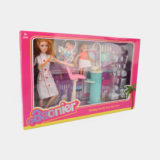 FASHION DOLL WITH MOVEABLE JOINT TOY FOR GIRLS