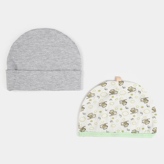 Baby Cap 2PCs Set | 6-12M