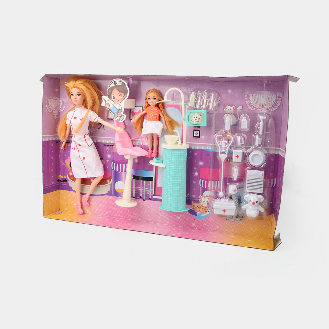 FASHION DOLL WITH MOVEABLE JOINT TOY FOR GIRLS