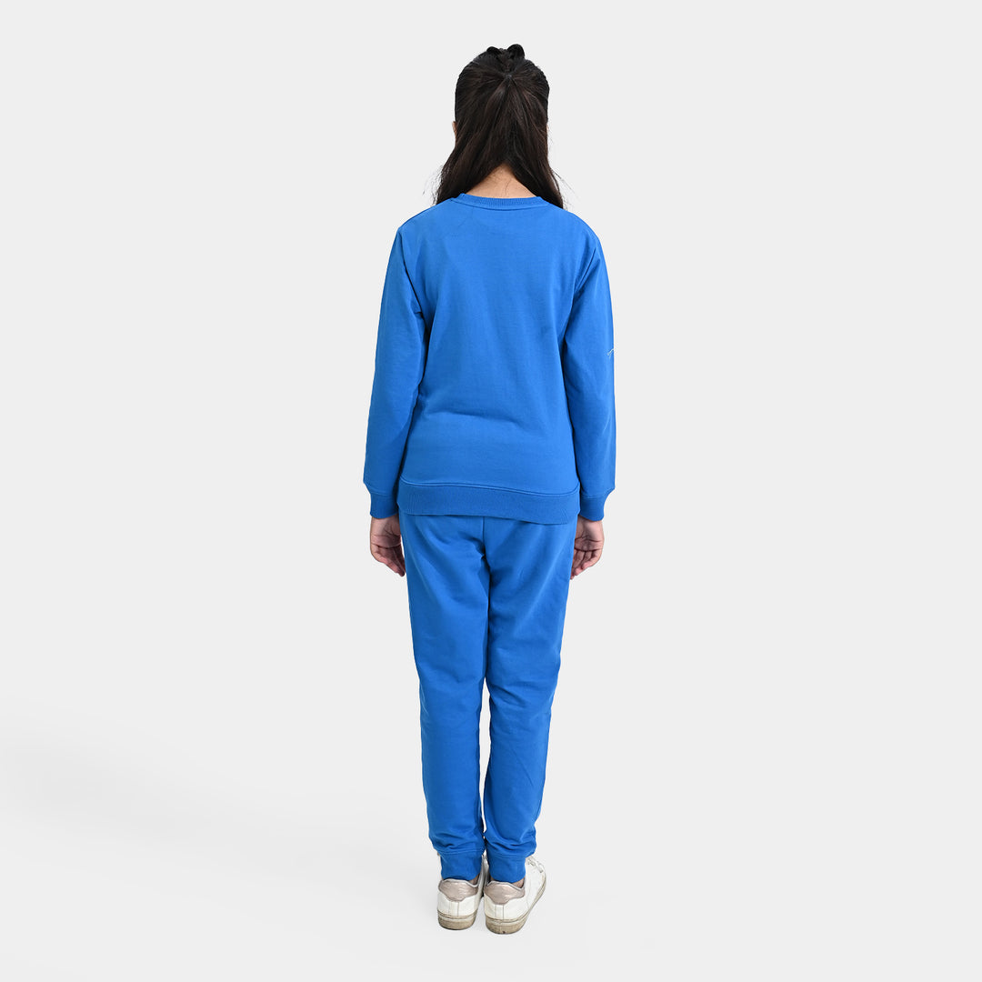 Girls Poly Cotton Jersey Knitted Night Suit