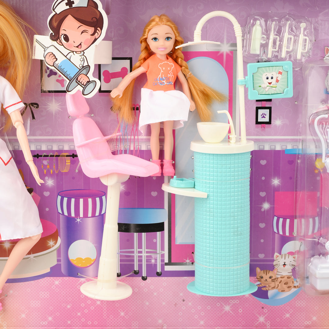 FASHION DOLL WITH MOVEABLE JOINT TOY FOR GIRLS