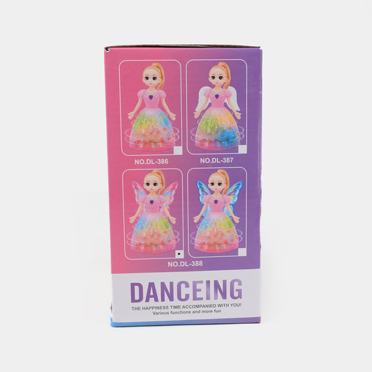 Rotating Doll Universal with Light & Music, Flapping Wings