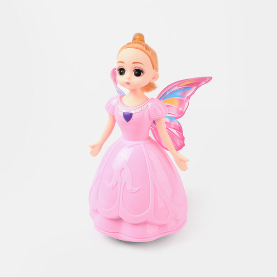 Rotating Doll Universal with Light & Music, Flapping Wings