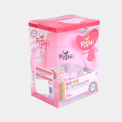 Fish Baby Glass Feeding Bottle | 210Ml