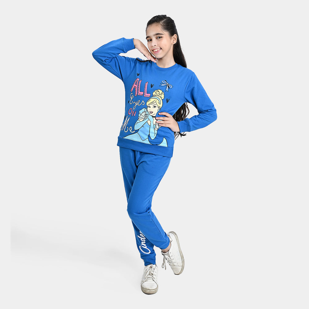 Girls Poly Cotton Jersey Knitted Night Suit