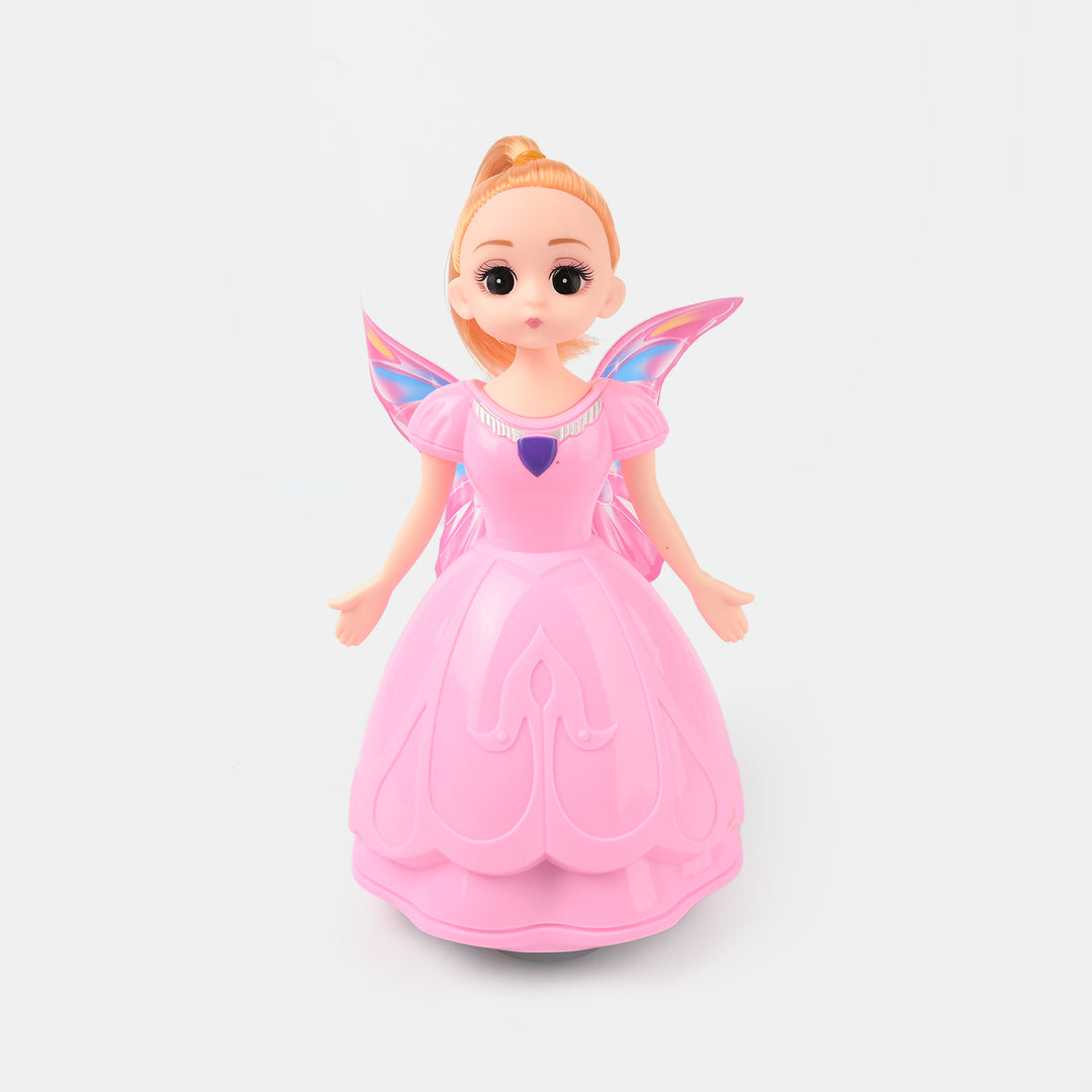 Rotating Doll Universal with Light & Music, Flapping Wings