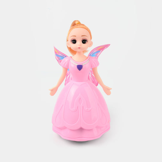 Rotating Doll Universal with Light & Music, Flapping Wings