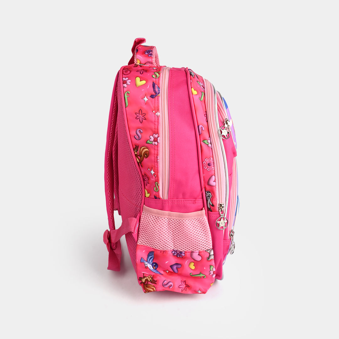 3D Embossed Character Kids School Bag/Backpack
