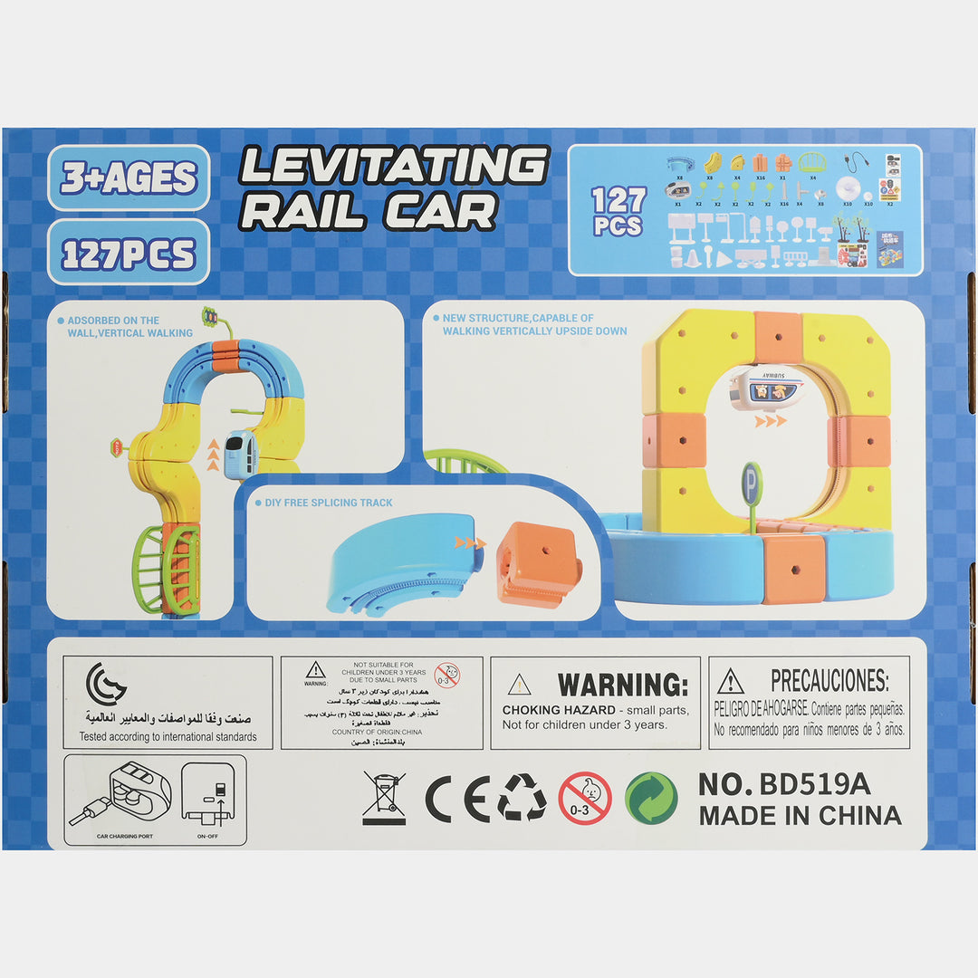 Levitating Rail Car DIY Track Set | 127PCs