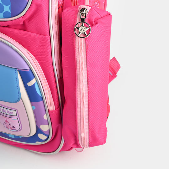 3D Embossed Character Kids School Bag/Backpack