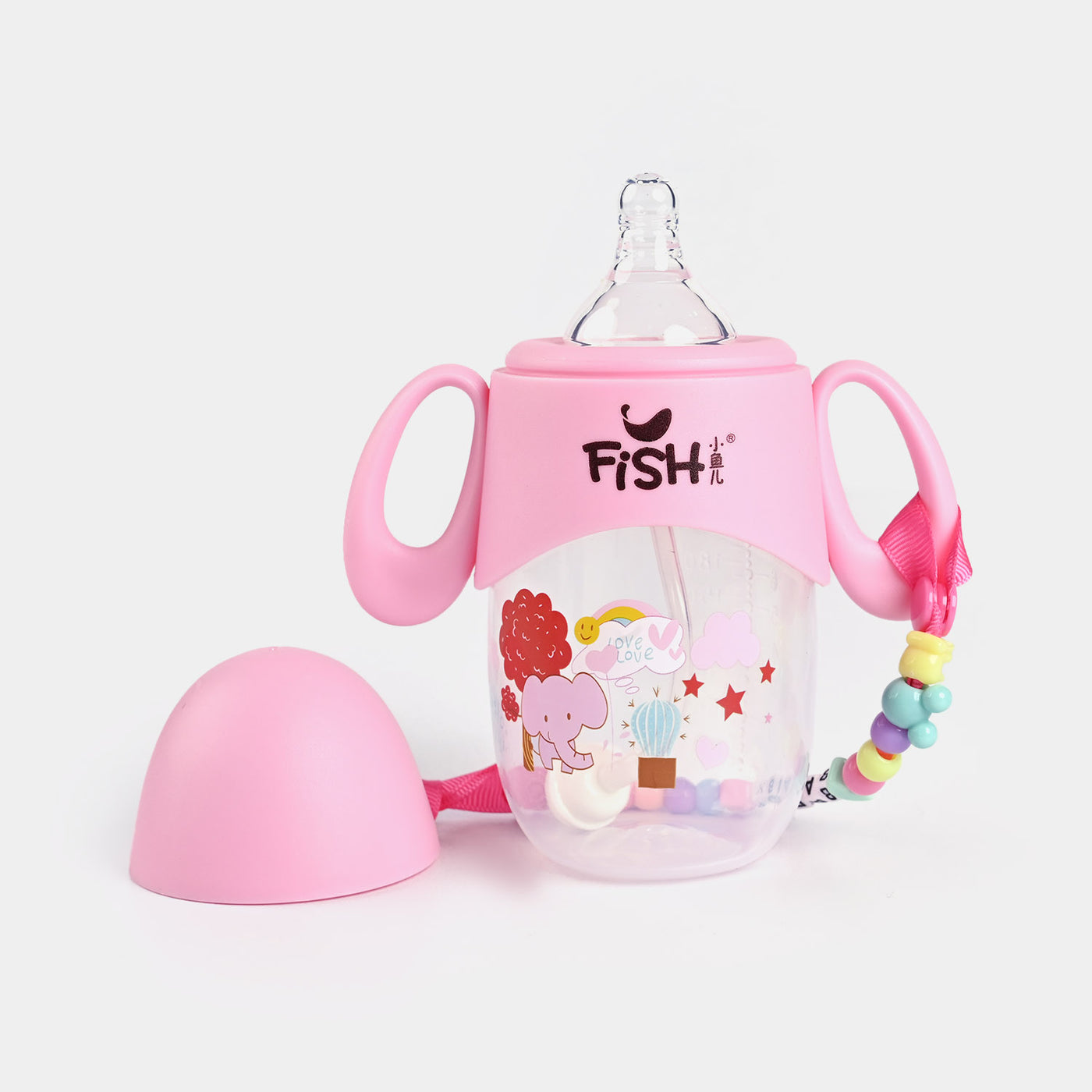 Fish Baby Glass Feeding Bottle | 210Ml