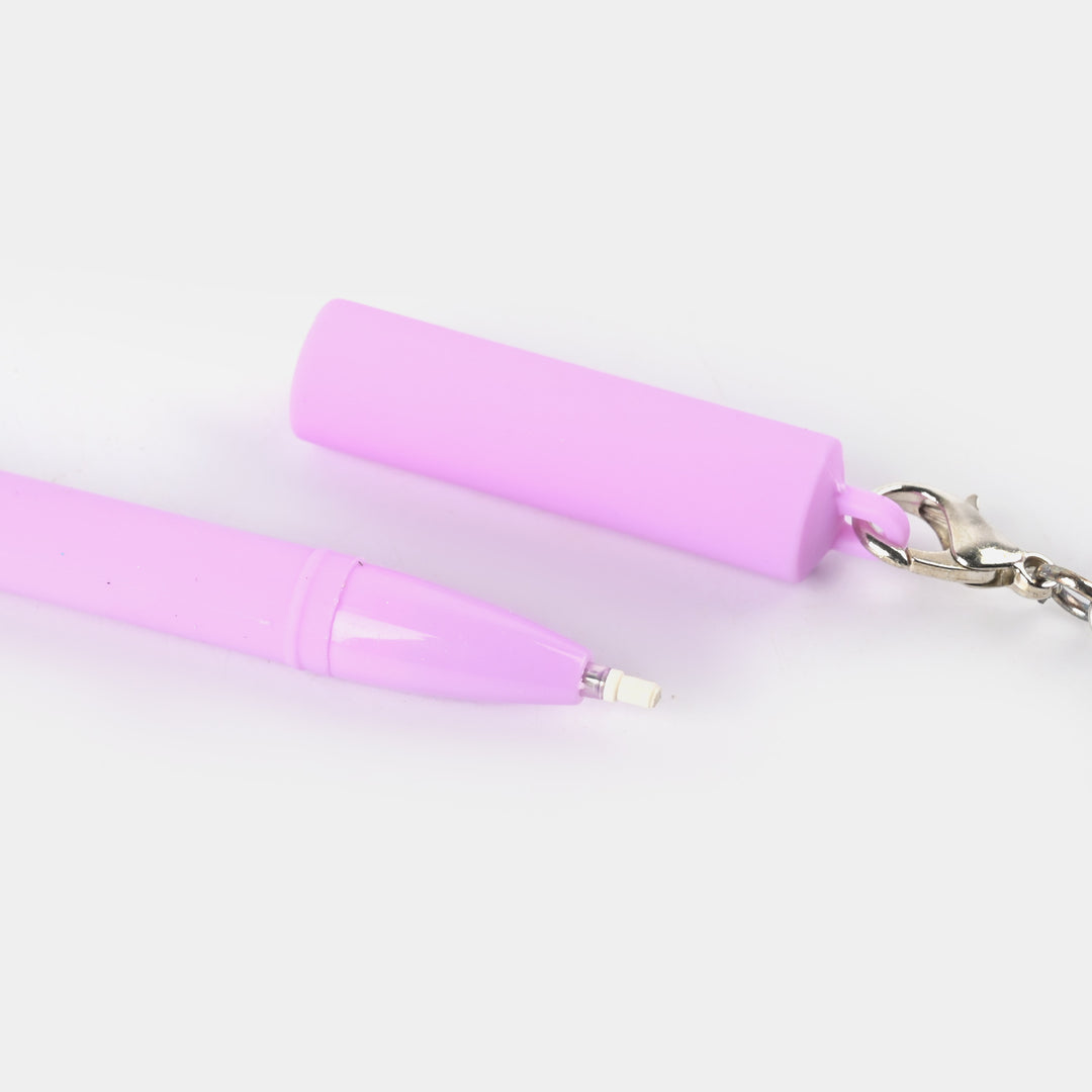 Elegant Ball Pen with Adorable Keychain