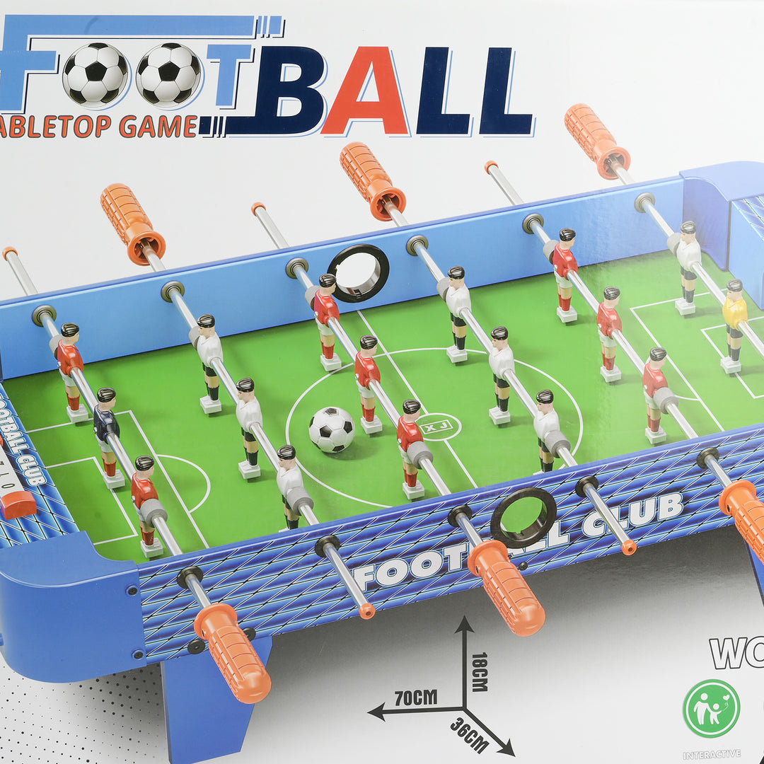 Fun Football Tabletop Game (Tabletop Foosball Soccer Set)