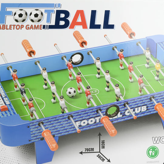Fun Football Tabletop Game (Tabletop Foosball Soccer Set)