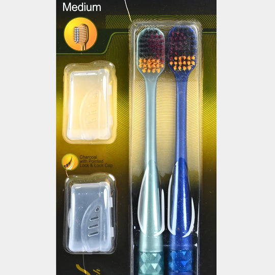 Twin Pack Pointed Filaments Toothbrush Ep005