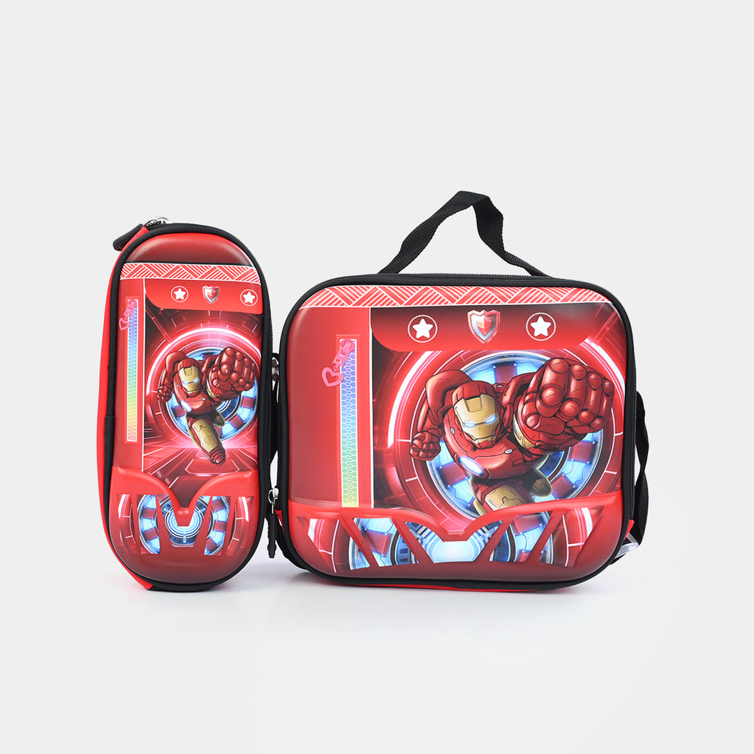 16" 3D Embossed School Bag Set | Grade 1-4