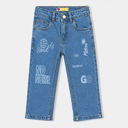 Boys Denim rigid Pant No Noise-B-LT.Blue