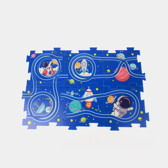 Rail Car Track Set Educational Toy for Kids