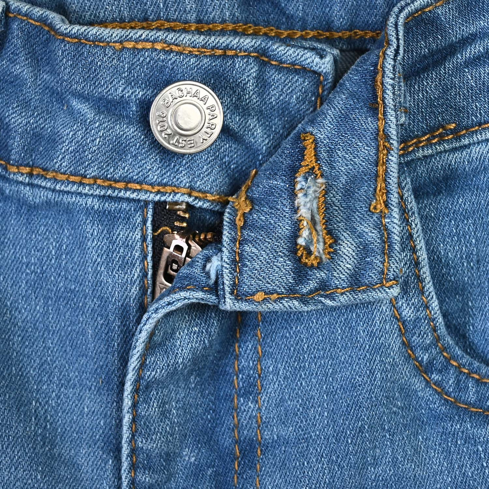 Boys Denim rigid Pant No Noise-B-LT.Blue