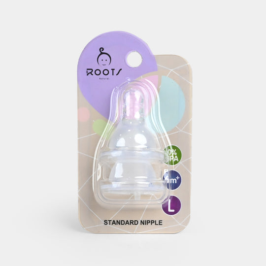 Normal Neck Nipple 0m+ 2Pcs | Large