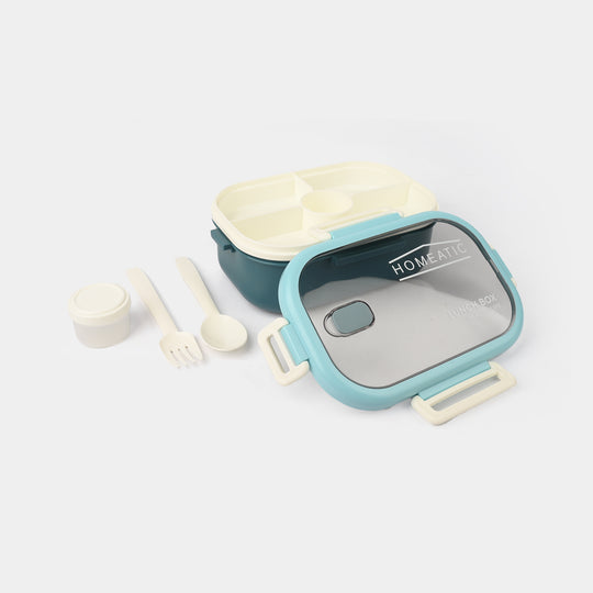 PLASTIC LUNCH BOX WITH CUTLERY | 1100ML